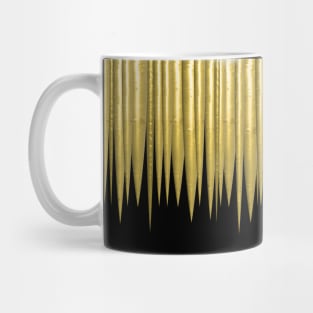 3D Golden Stalactites Abstract Mug